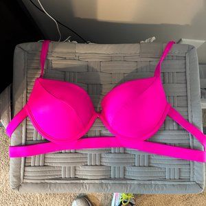 Hot pink bikini top